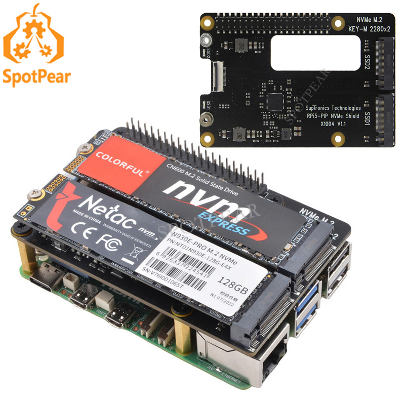 Raspberry Pi 5 8Gb Board - X1004 Raspberry Pi 5 PCIe to