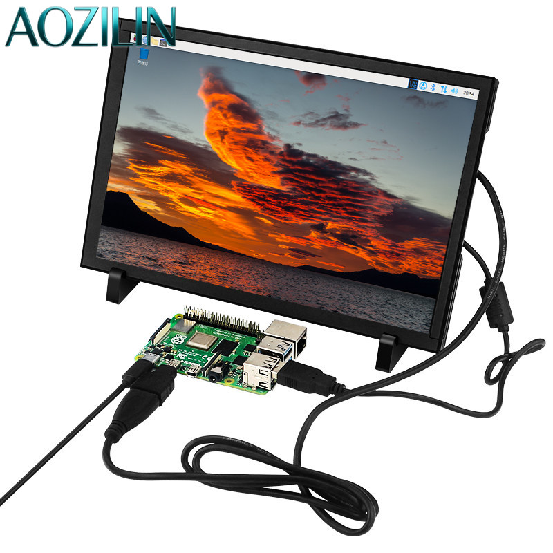 AOZILIN 5/7/10.1 Inch IPS HDMI - Raspberry Pi 10.1 Inch Capacitive Touch Screen Ips 评论和价格