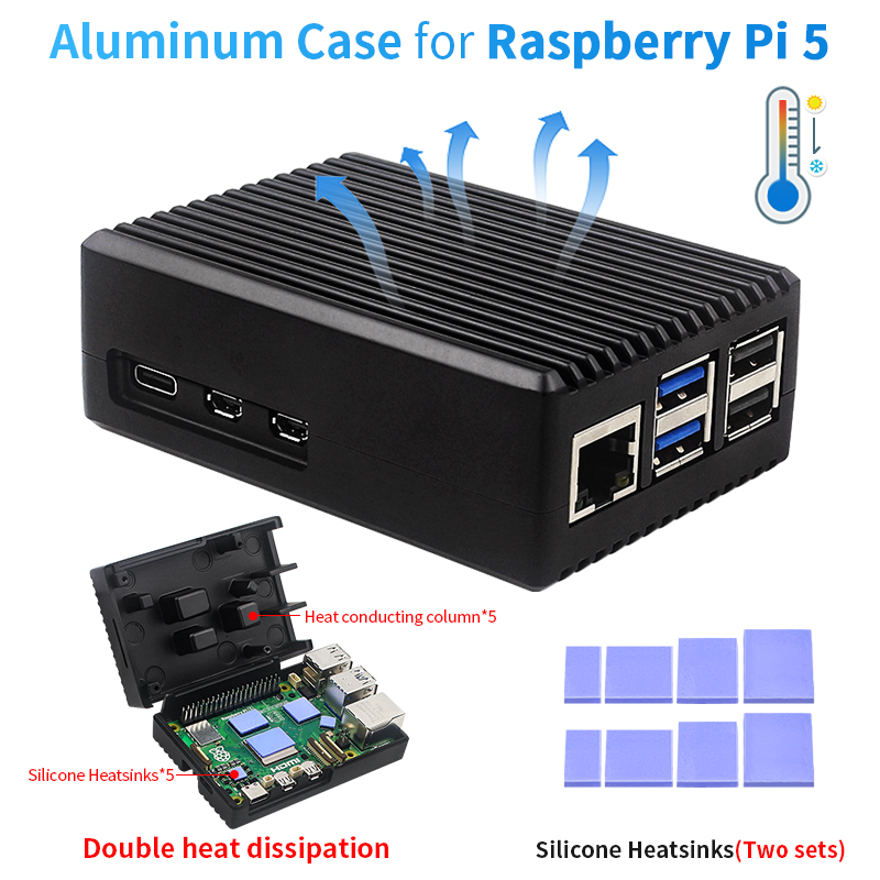 Raspberry Pi 5 Aluminium Alloy - Argon One V3 M.2 Nvme Case 评论和价格
