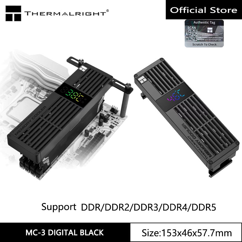 Thermalright MC-3 DIGITAL BLAC - Raspberry Pi Water Cooling Kit 评论和价格
