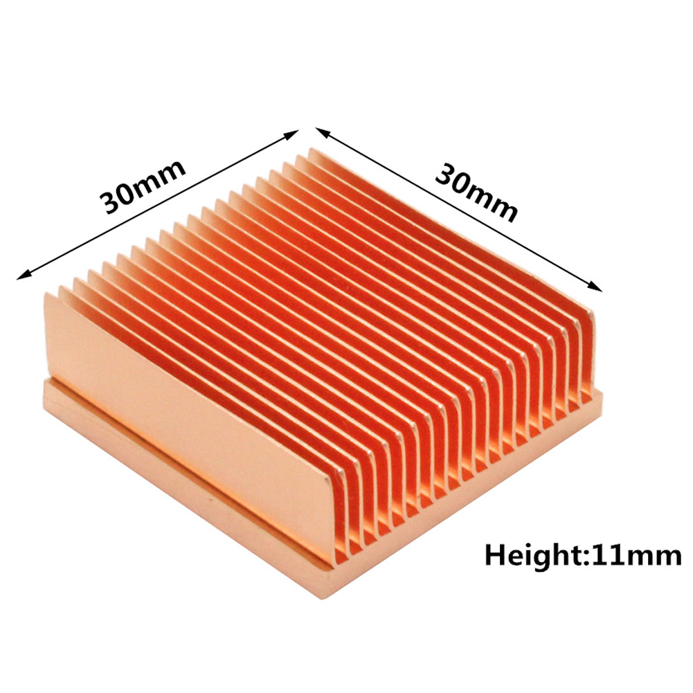 30x30x11mm Pure Copper Heatsin - Raspberry Pi Water Cooling Kit 评论和价格